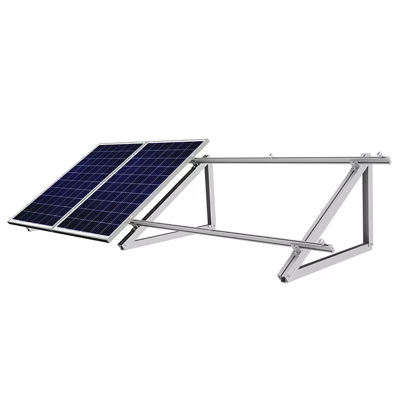 Zonnepanelen op plat dak